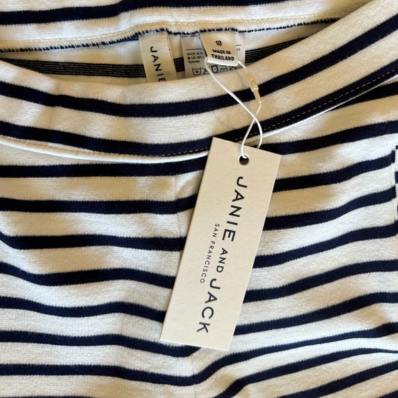 NWT Janie and Jack striped pants 🩵 - Picture 2 of 3